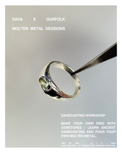 SAVA X OURFOLK | Sandcasting Workshop | Molten Metal Sessions