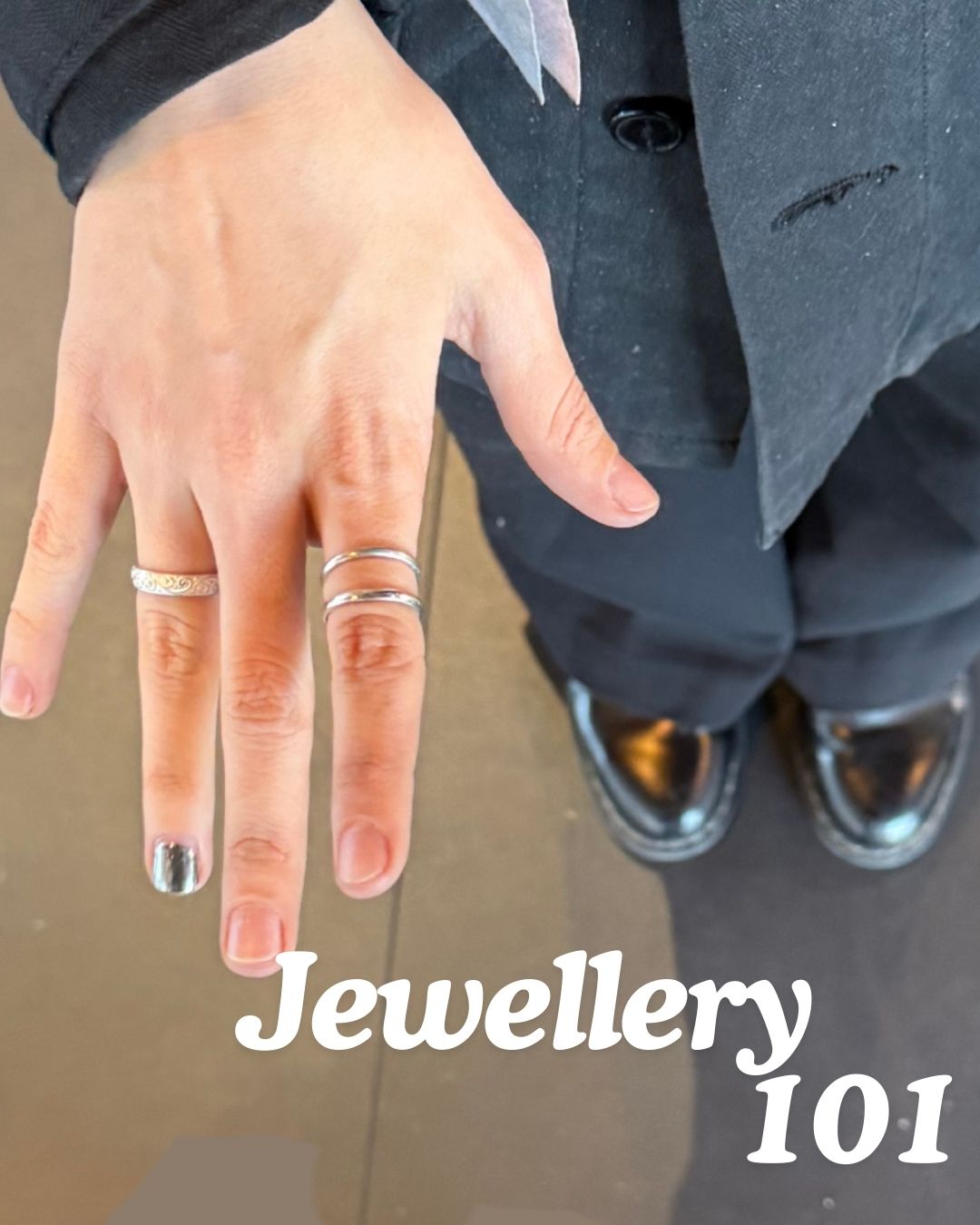 101 introduction to Jewellery Making in Perth with demonstration rings from Ring-Making Workshop