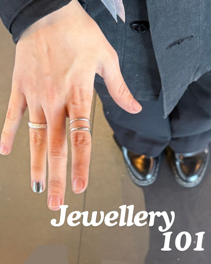 101 introduction to Jewellery Making in Perth with demonstration rings from Ring-Making Workshop